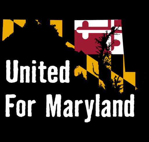 United for Maryland shirt design - zoomed