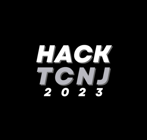 TCNJ Hackathon Shirt Fundraiser shirt design - zoomed