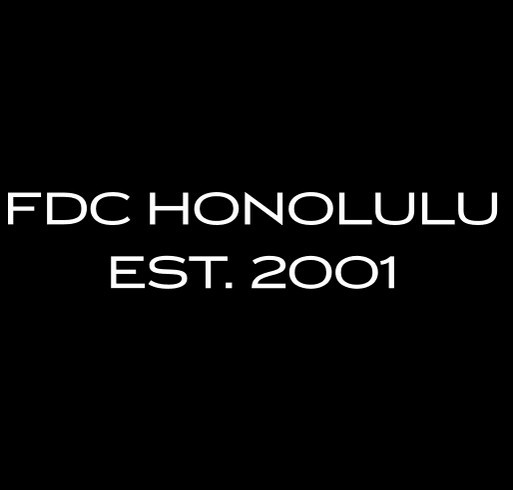 FDC Honolulu's 20th Year Anniversary shirt design - zoomed