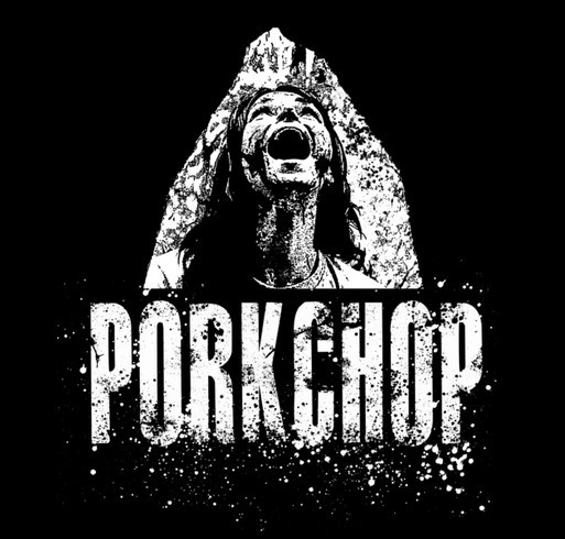 BRING PORKCHOP & PIG GIRL TO HORROR CONVENTIONS IN 2014! shirt design - zoomed