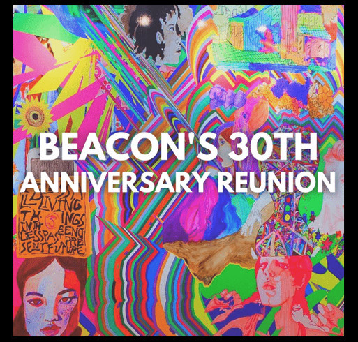 The Beacon School 30th Anniversary Reunion shirt design - zoomed