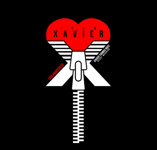 Team Xavier raises awareness for HLHS shirt design - zoomed