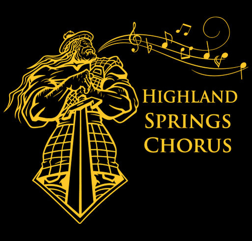 HSHS Chorus Shirt Fundraiser shirt design - zoomed