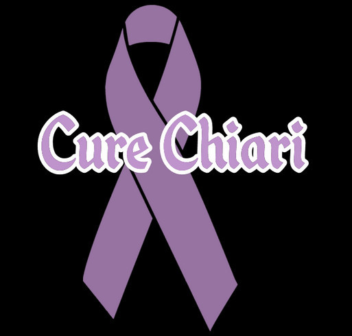 Kenzie's courageously conquering Chiari shirt design - zoomed