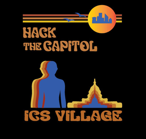 Hack the Capitol 6.0 shirt design - zoomed