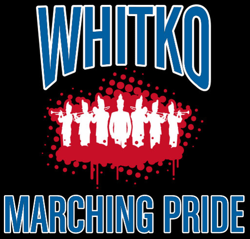 Marching Band Spirit Wear shirt design - zoomed