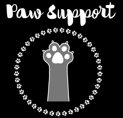 WCHS Paw Support Tees shirt design - zoomed