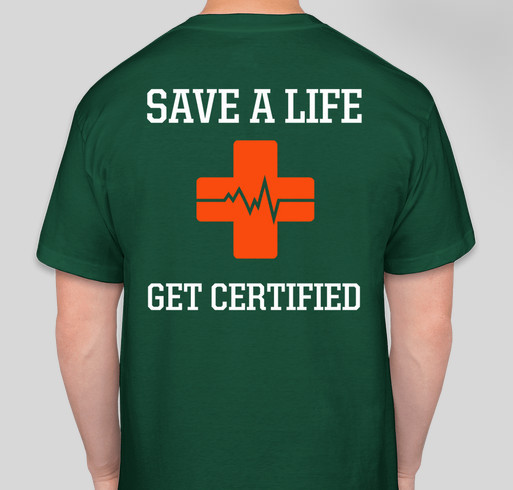 Phi Epsilon Kappa Red Cross Fundraiser Fundraiser - unisex shirt design - back