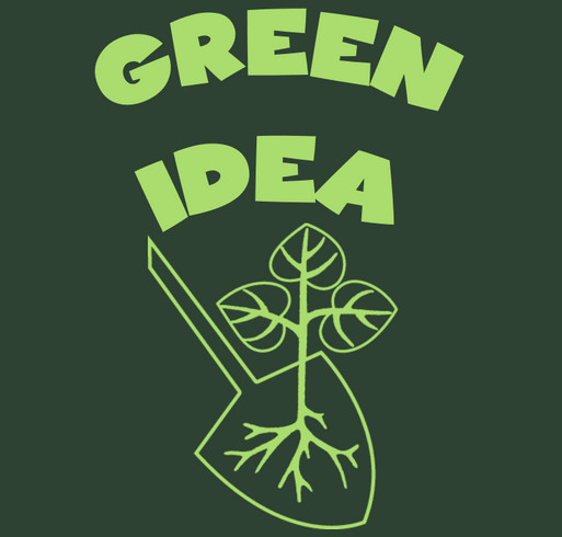 A Greener IDEA shirt design - zoomed