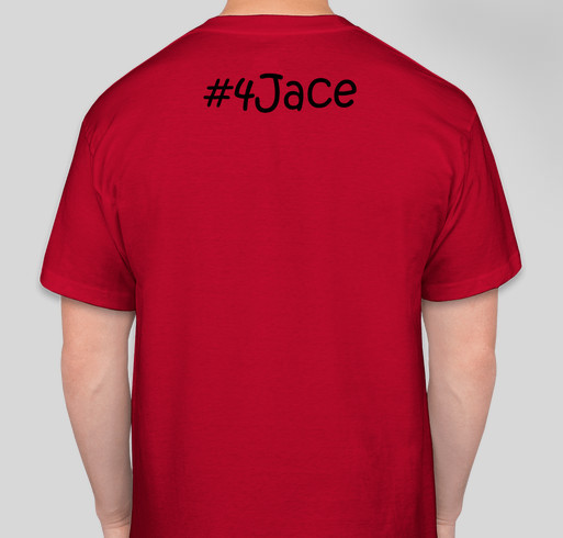#4Jace Fundraiser - unisex shirt design - back