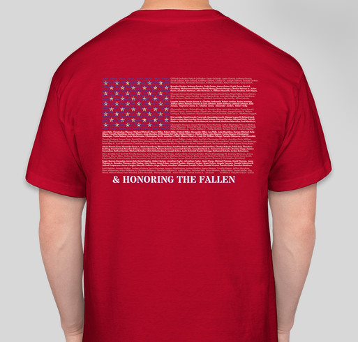 Remember Our Heroes Fundraiser - unisex shirt design - back