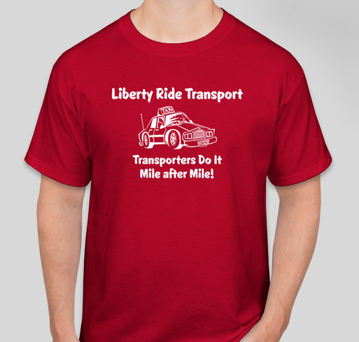 Transporters Do it Mile After Mile Fundraiser - unisex shirt design - front