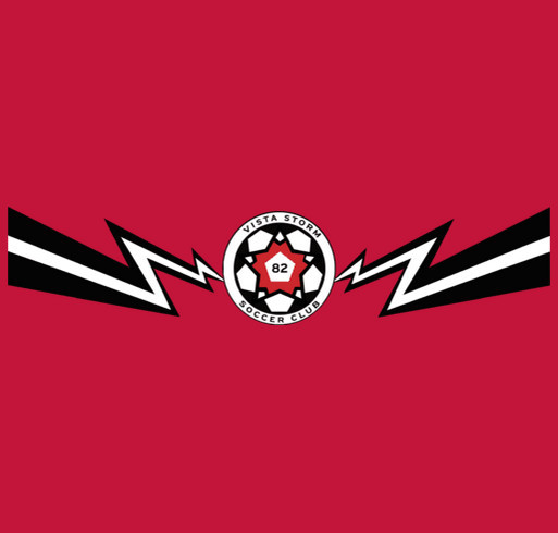 Vista Storm Soccer Club shirt design - zoomed