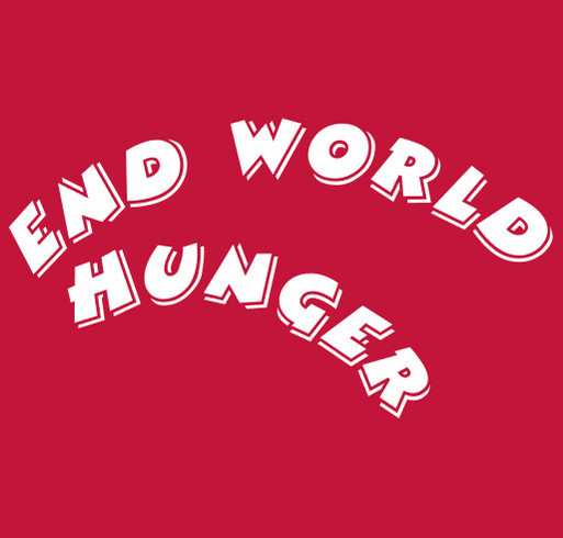 Stop World Hunger shirt design - zoomed