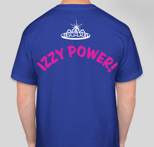 Izzy's Fight Fundraiser - unisex shirt design - back