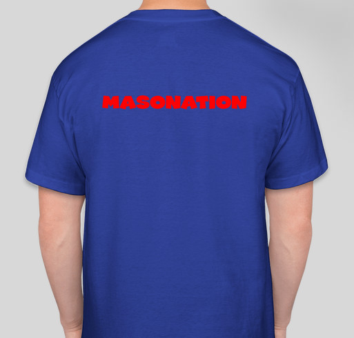 Masonation- Mason Patterson Fundraiser - unisex shirt design - back