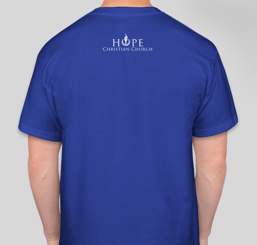 HCC The King's Men Called Chosen Faithful Fundraiser - unisex shirt design - back