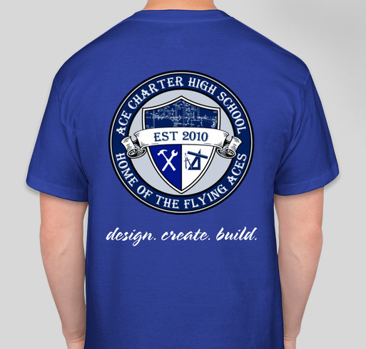 ACE Charter High School Spirit Wear Fundraiser - unisex shirt design - back