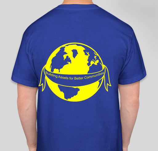 Keep Calm and Raise a Village T-Shirt Campaign Fundraiser - unisex shirt design - back