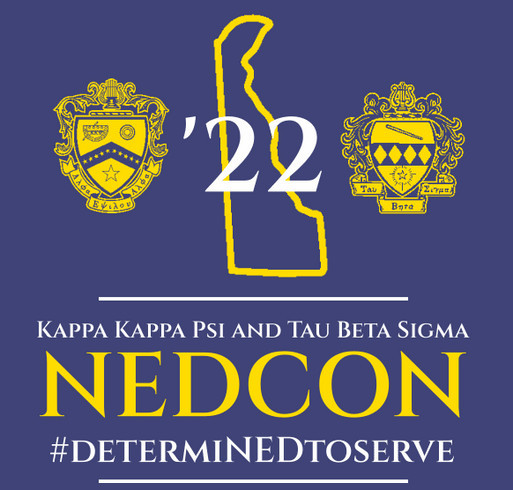 NEDCon 2022 TShirt Fundraiser shirt design - zoomed