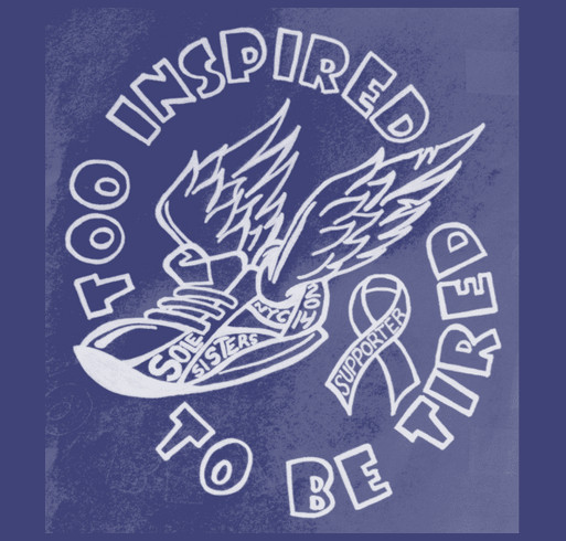 2014 NYC Marathon Team Sole Sisters shirt design - zoomed