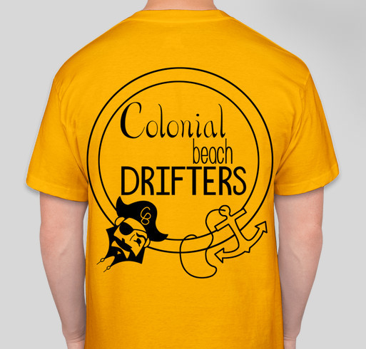 Drifter Pride Prom Fundraiser Fundraiser - unisex shirt design - back