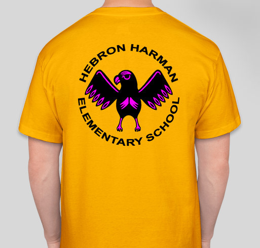Hebron-Harman Hawks T-shirt Fundraiser Fundraiser - unisex shirt design - back