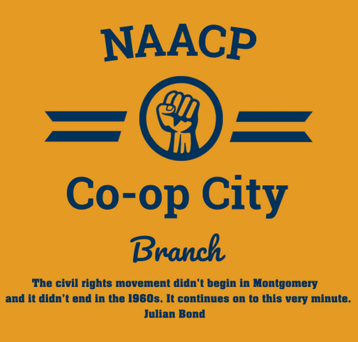 Co-op City Branch NAACP shirt design - zoomed