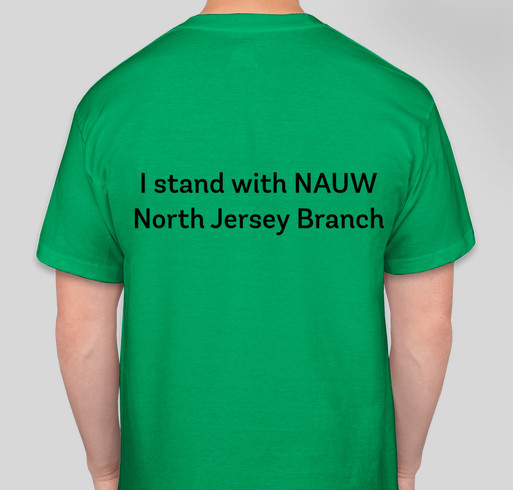NAUW North Jersey Branch Black Lives Matter T-shirt Fundraiser - unisex shirt design - back
