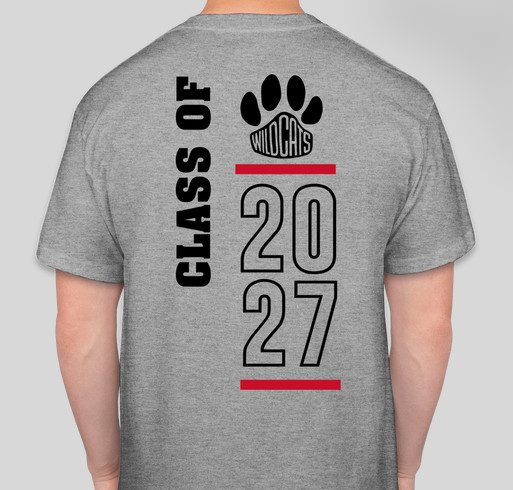 Class of 2027 Freshmen Shirts! Fundraiser - unisex shirt design - back