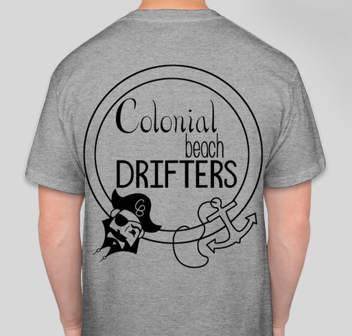 Drifter Pride Prom Fundraiser Fundraiser - unisex shirt design - back