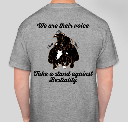 In Memory of Charity and Hope Fundraiser - unisex shirt design - back