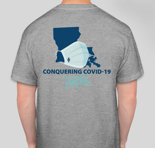 Conquering COVID-19 T-Shirt Fundraiser Fundraiser - unisex shirt design - back