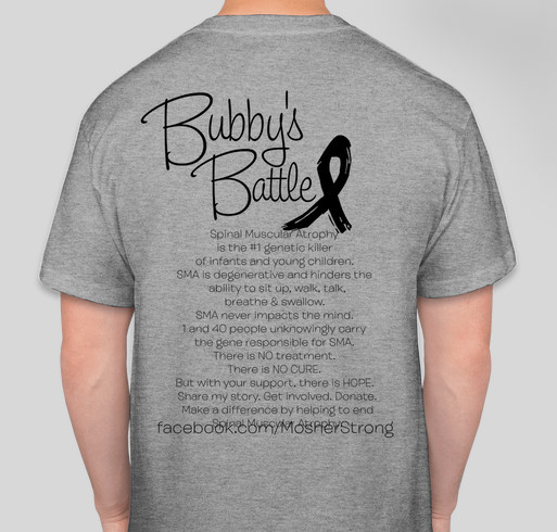 Bubby's Customized Voice Fundraiser - unisex shirt design - back
