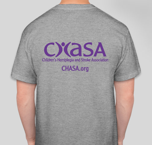 2014 Pediatric Stroke Awareness "I am" Shirt from CHASA Fundraiser - unisex shirt design - back