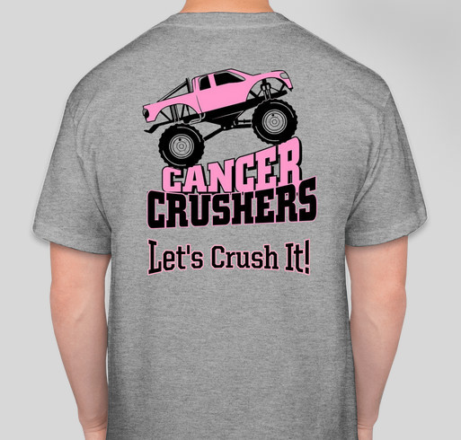 CANCER CRUSHERS / RELAY FOR LIFE GREENE COUNTY VA Fundraiser - unisex shirt design - back