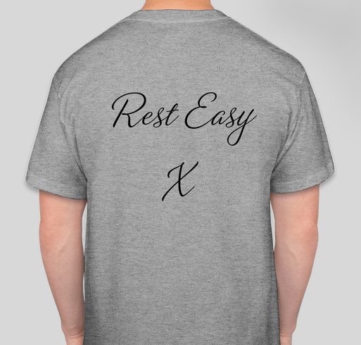 In memory of Xzavier Gust Fundraiser - unisex shirt design - back