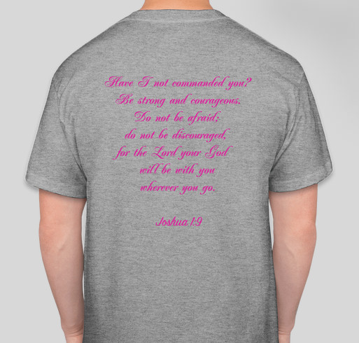 Breast Cancer Tee Fundraiser Fundraiser - unisex shirt design - back