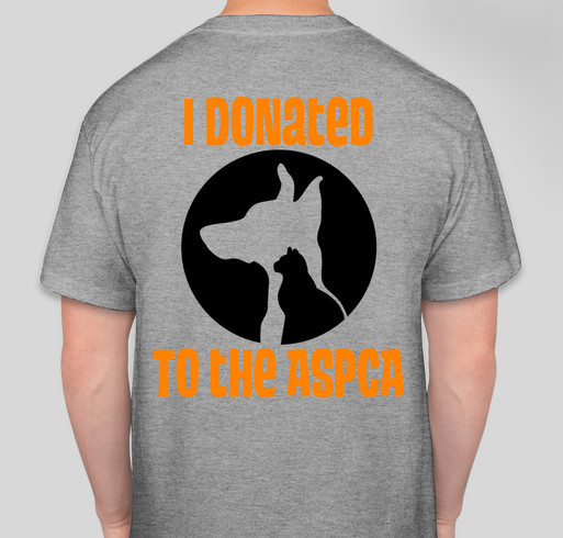 Help the ASPCA Fundraiser - unisex shirt design - back