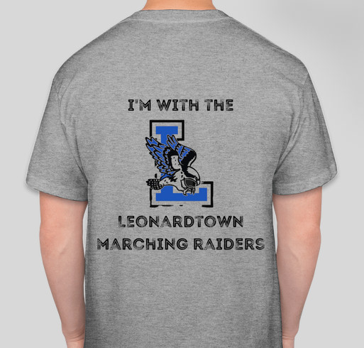 LHS Marching Band NEW Shirts Fundraiser - unisex shirt design - back