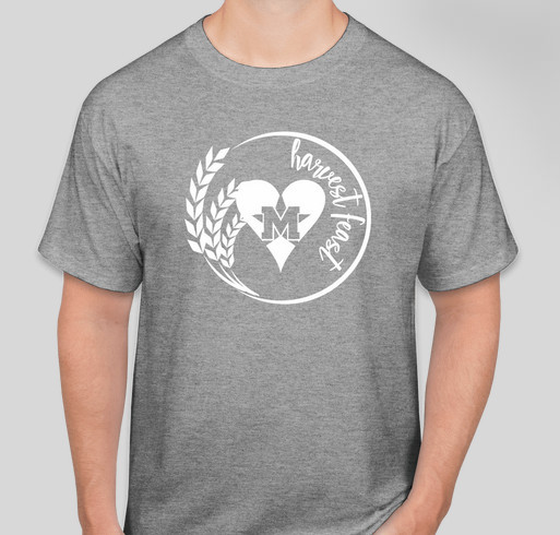 Harvest Feast Meredith Heart Fundraiser - unisex shirt design - front