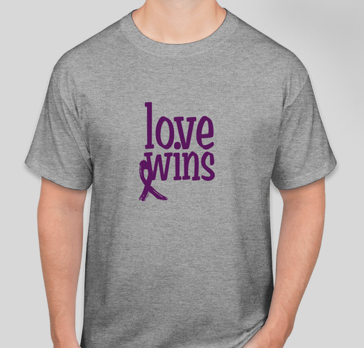 Love Wins! Fundraiser - unisex shirt design - front