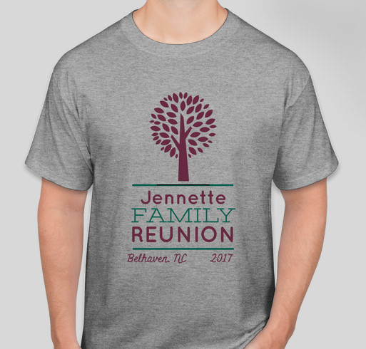Jennette Family Reunion 2017 Fundraiser - unisex shirt design - front
