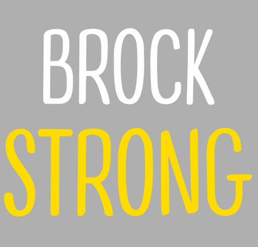 Brock's Fight Against Neuroblastoma shirt design - zoomed