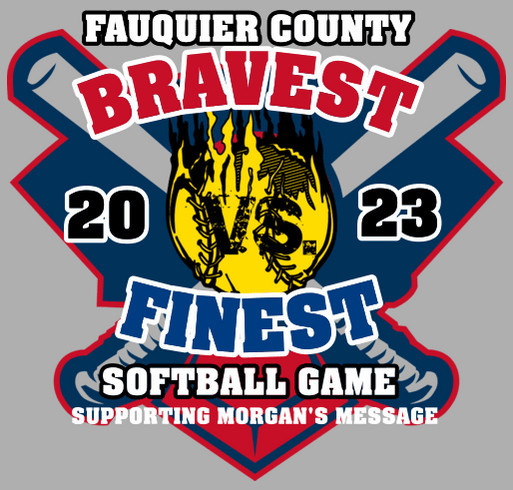 Bravest VS Finest shirt design - zoomed