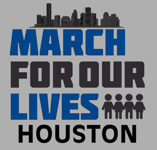 March For Our Lives Houston shirt design - zoomed