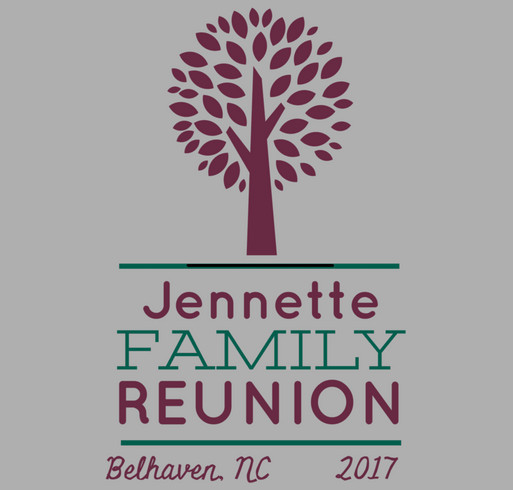 Jennette Family Reunion 2017 shirt design - zoomed