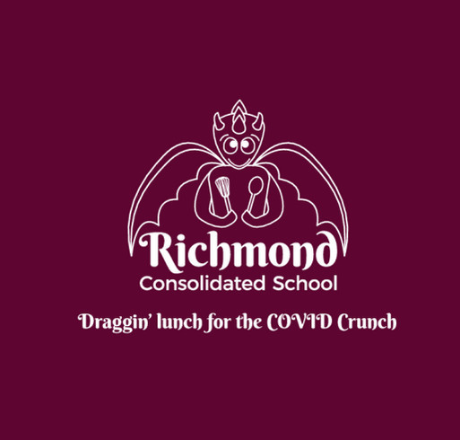 Richmond Consolidated School COVID Free Lunch Program Fundraiser shirt design - zoomed
