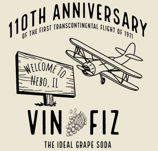 2021 Commemorative Vin Fiz Shirt shirt design - zoomed