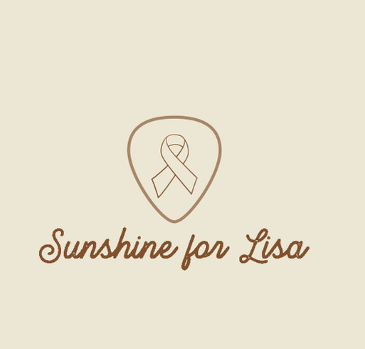 Sunshine for Lisa shirt design - zoomed